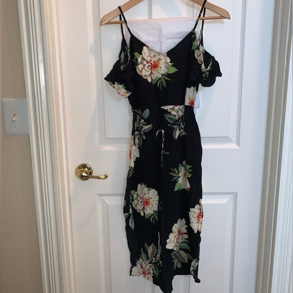Topshop tropical floral dress
